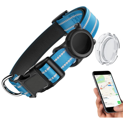 COLLAR PARA PERROS CON SOPORTE PARA LOCALIZADOR
