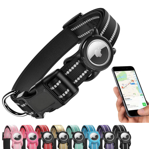 COLLAR PARA PERROS CON SOPORTE PARA LOCALIZADOR