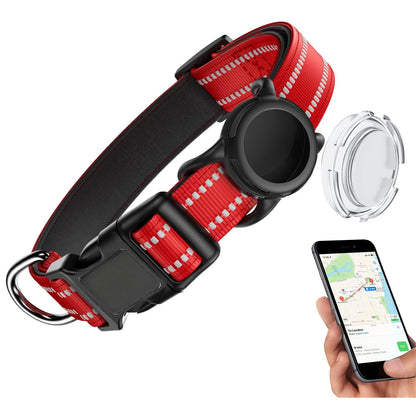 COLLAR PARA PERROS CON SOPORTE PARA LOCALIZADOR