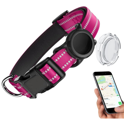 COLLAR PARA PERROS CON SOPORTE PARA LOCALIZADOR