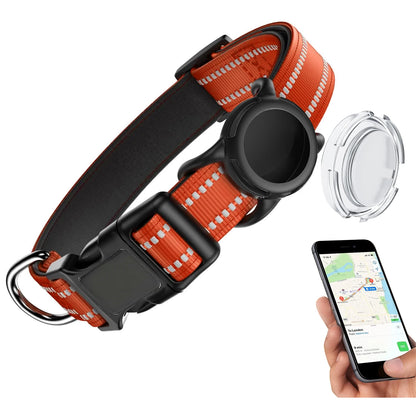 COLLAR PARA PERROS CON SOPORTE PARA LOCALIZADOR