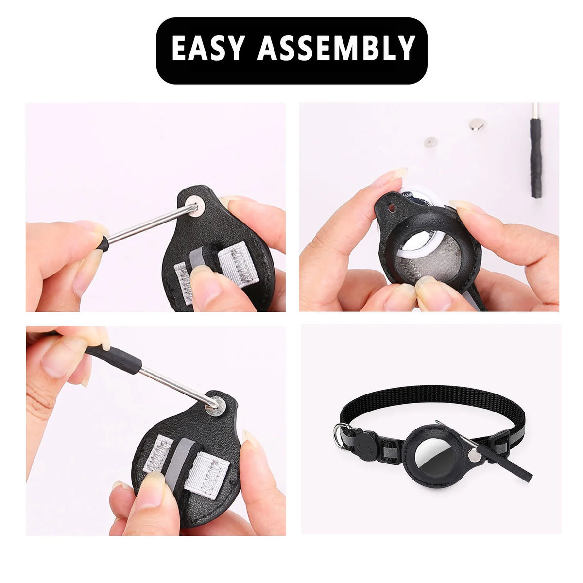COLLAR PARA GATOS CON SOPORTE PARA LOCALIZADOR