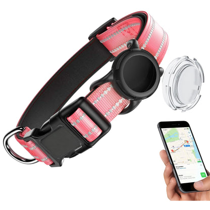COLLAR PARA PERROS CON SOPORTE PARA LOCALIZADOR